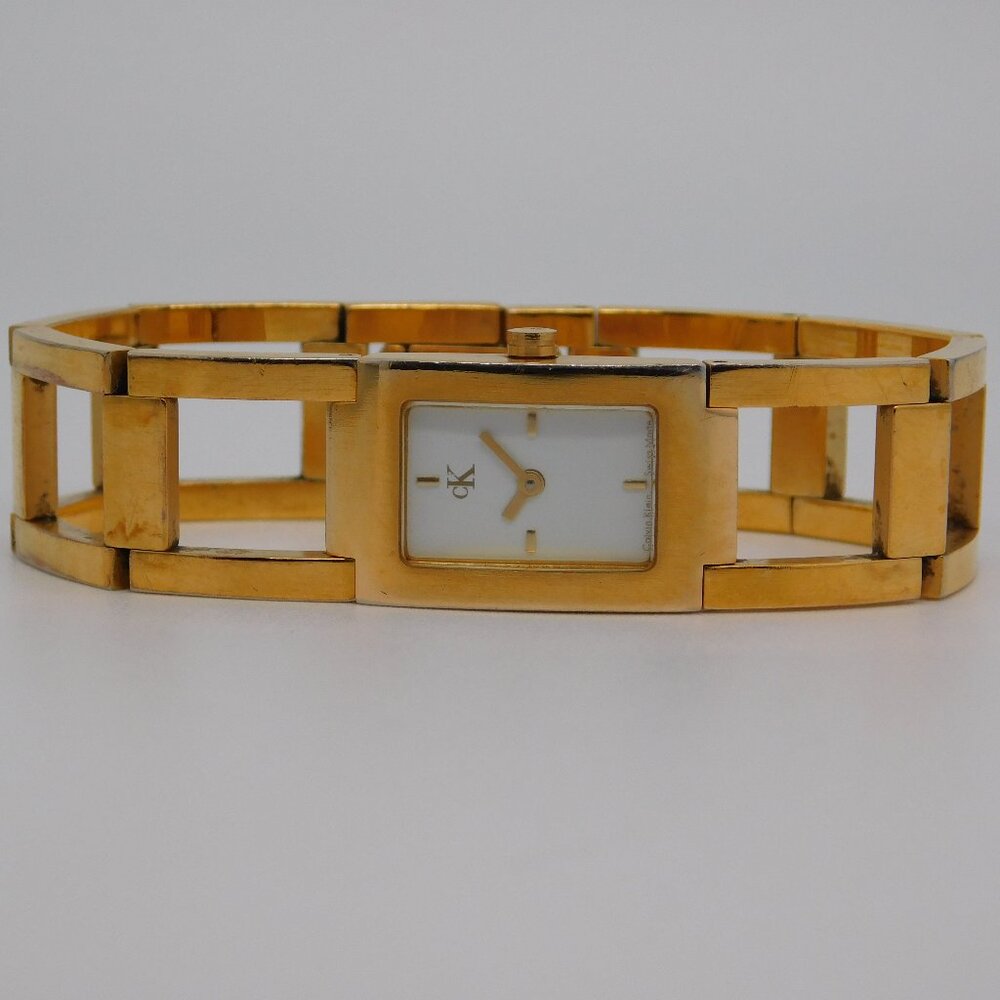 Calvin Klein K4112 Swiss Made Quartz Analog Women's Watch New Battery